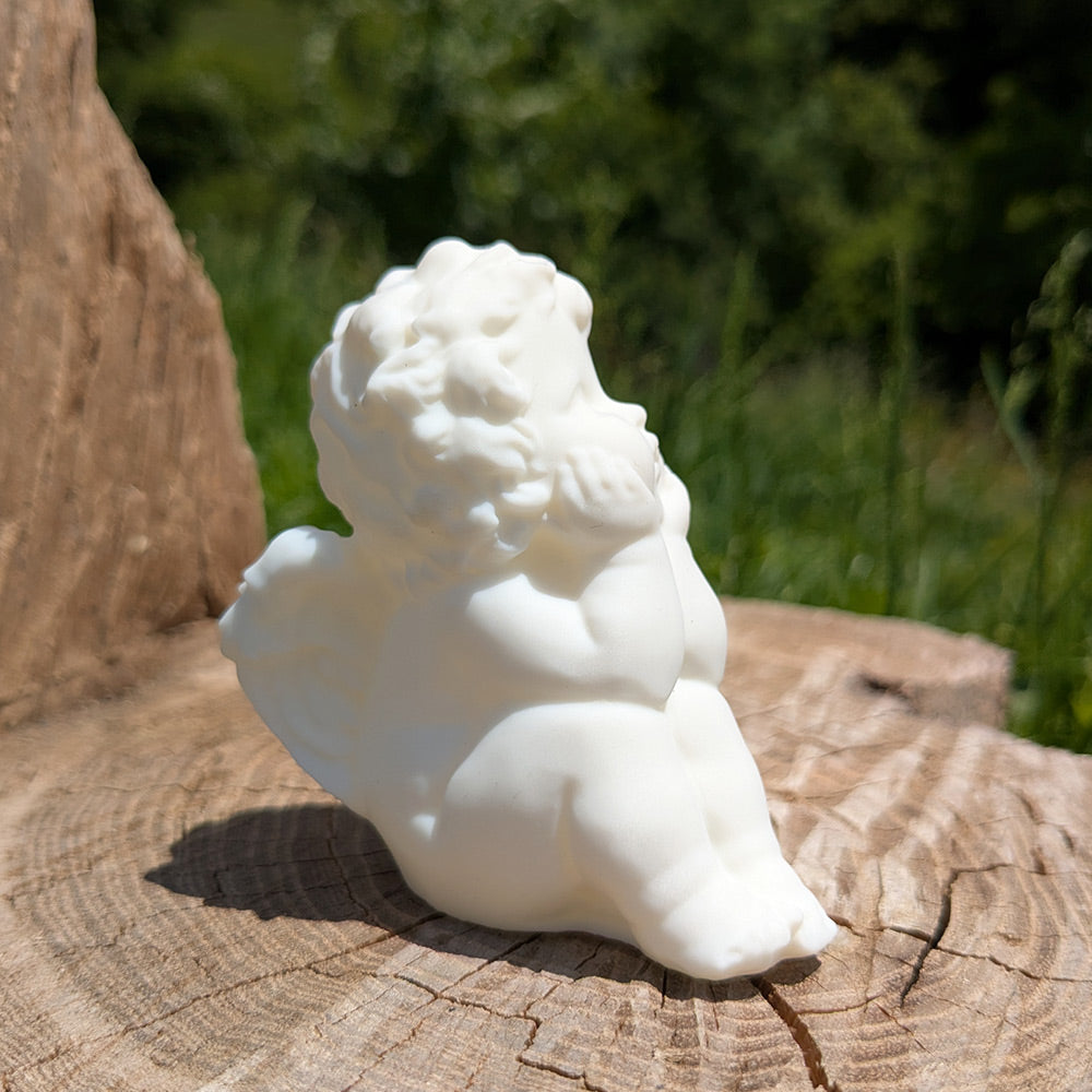 Chérubin assis, figurine imprimée en 3D