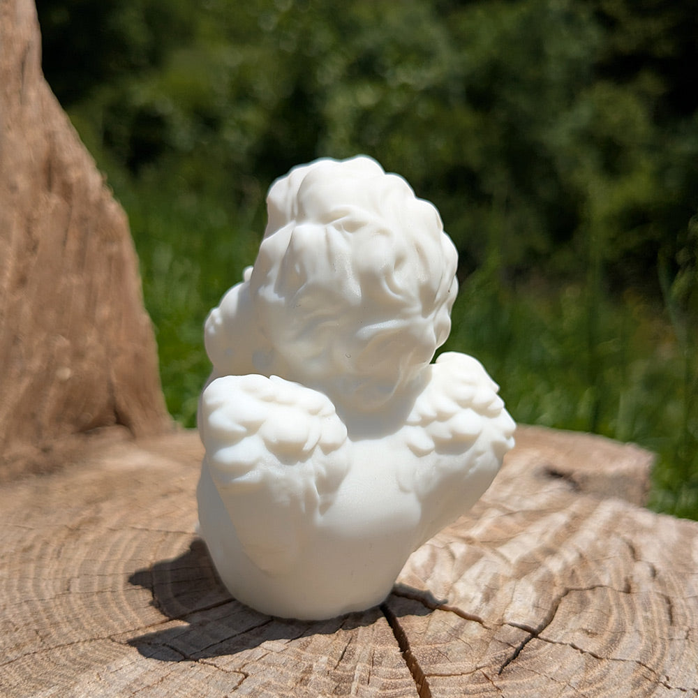 Chérubin assis, figurine imprimée en 3D